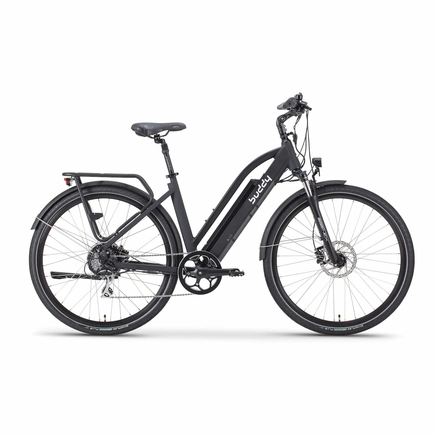 Buddy C3 rimelig elsykkel med lavt innsteg