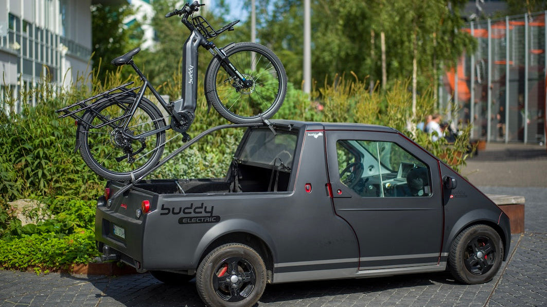 Buddy D3 elsykkel og Buddy pick-up elbil på barcode i oslo