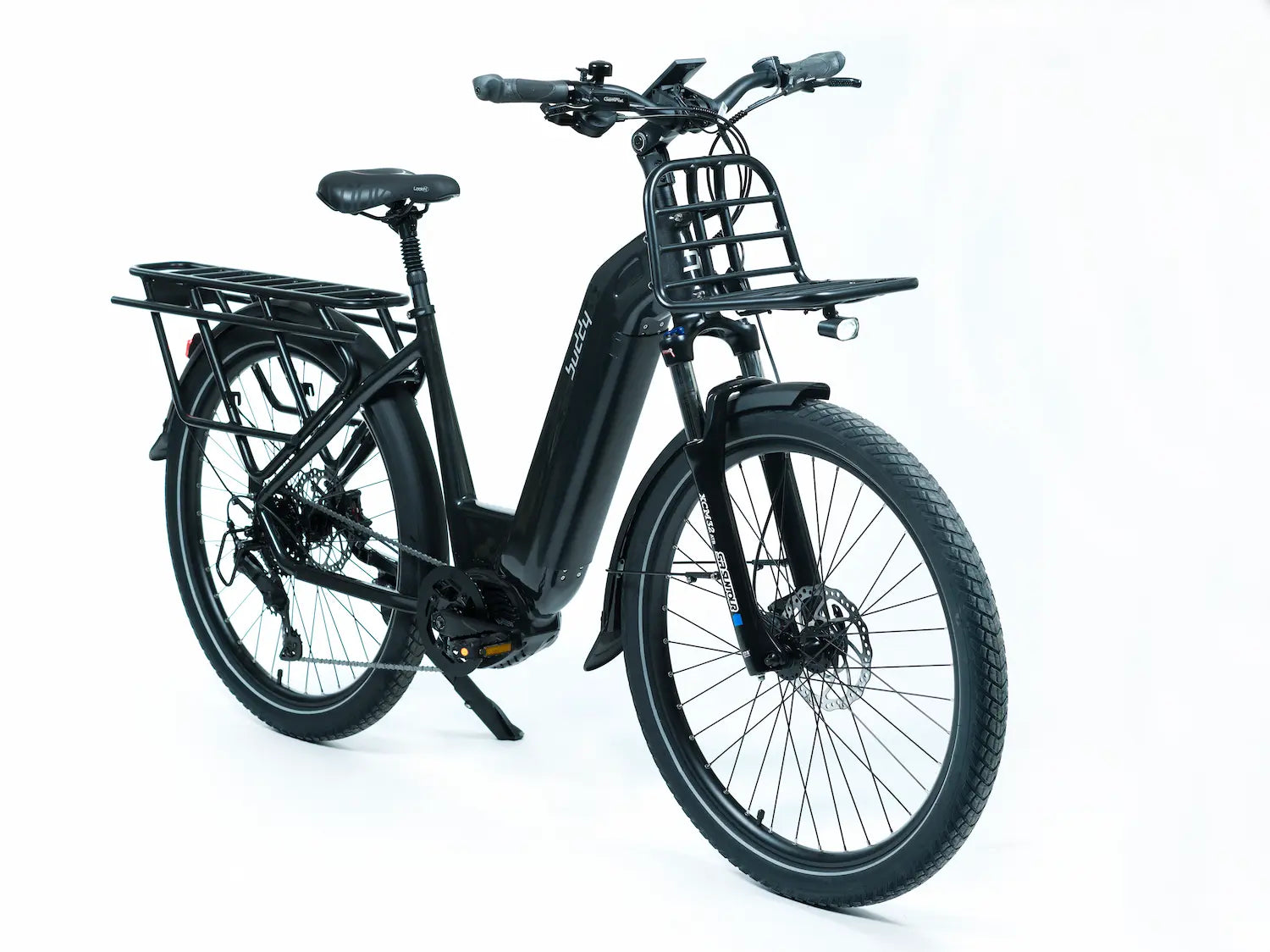 Buddy D3 lastesykkel hybrid med langt bagasjebrett