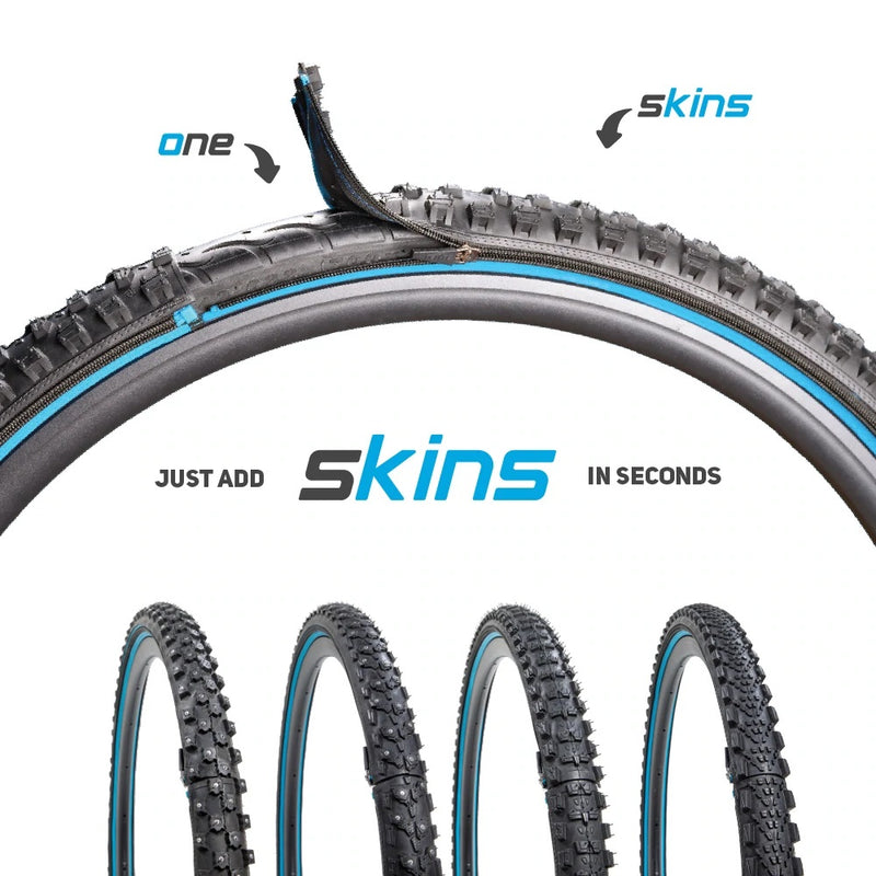 reTyre Nordic Commuter – piggdekk-skin med glidelås, bilde 3